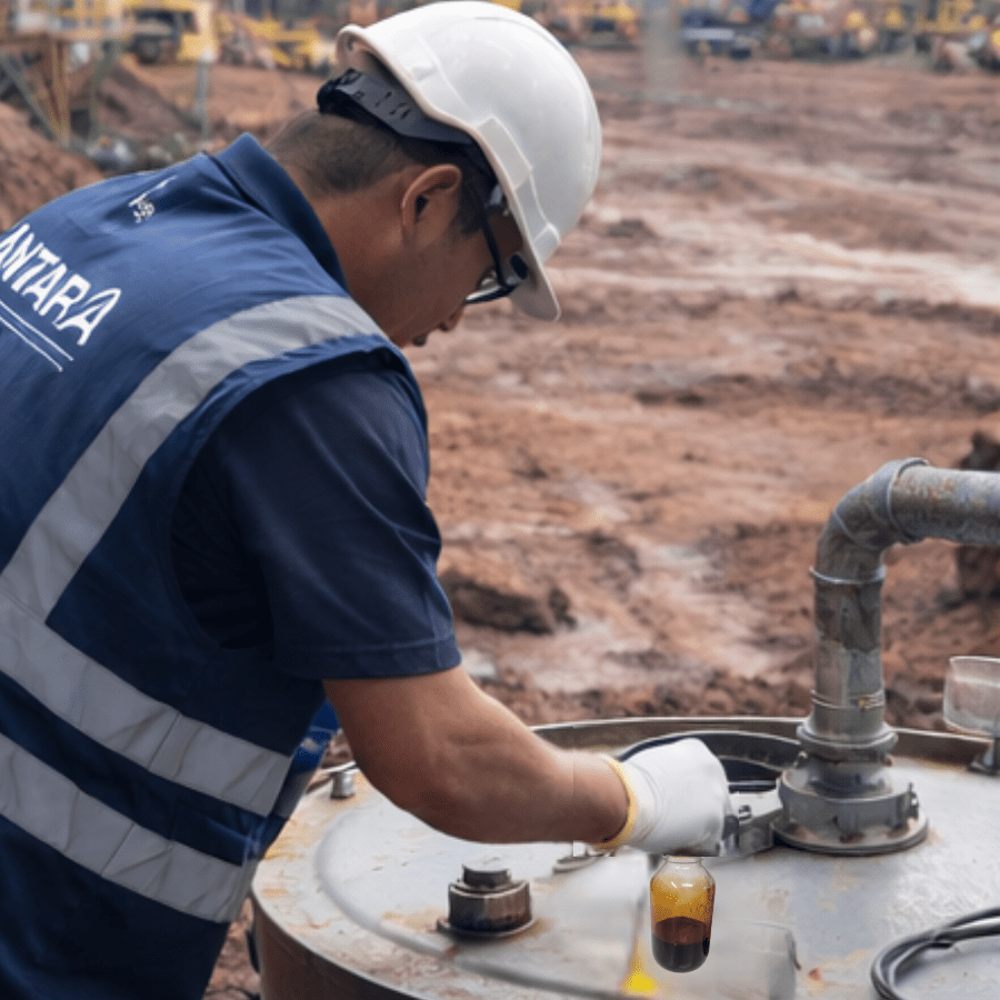 Prélèvement diesel cuve enterrée