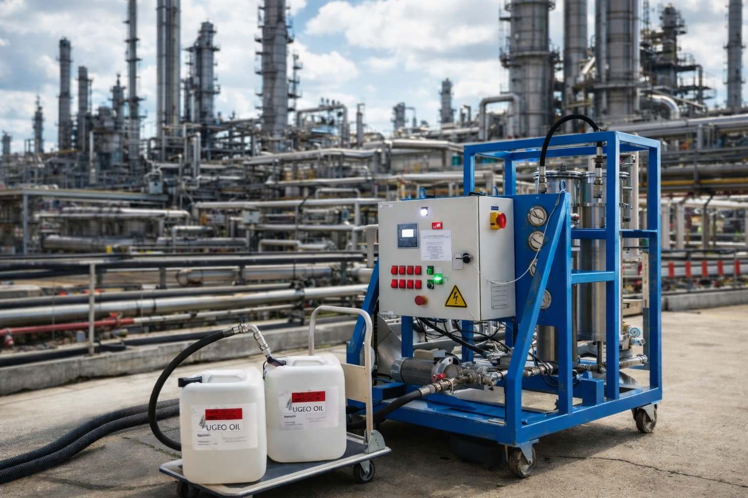 TRO & AUGEO system in a refinery