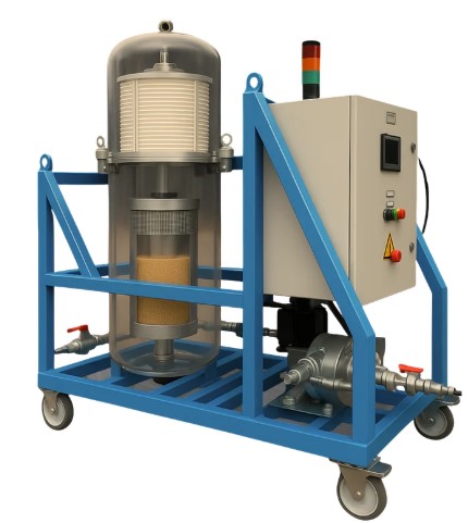 TRO Dual lubricant regeneration solution used in refinery case study